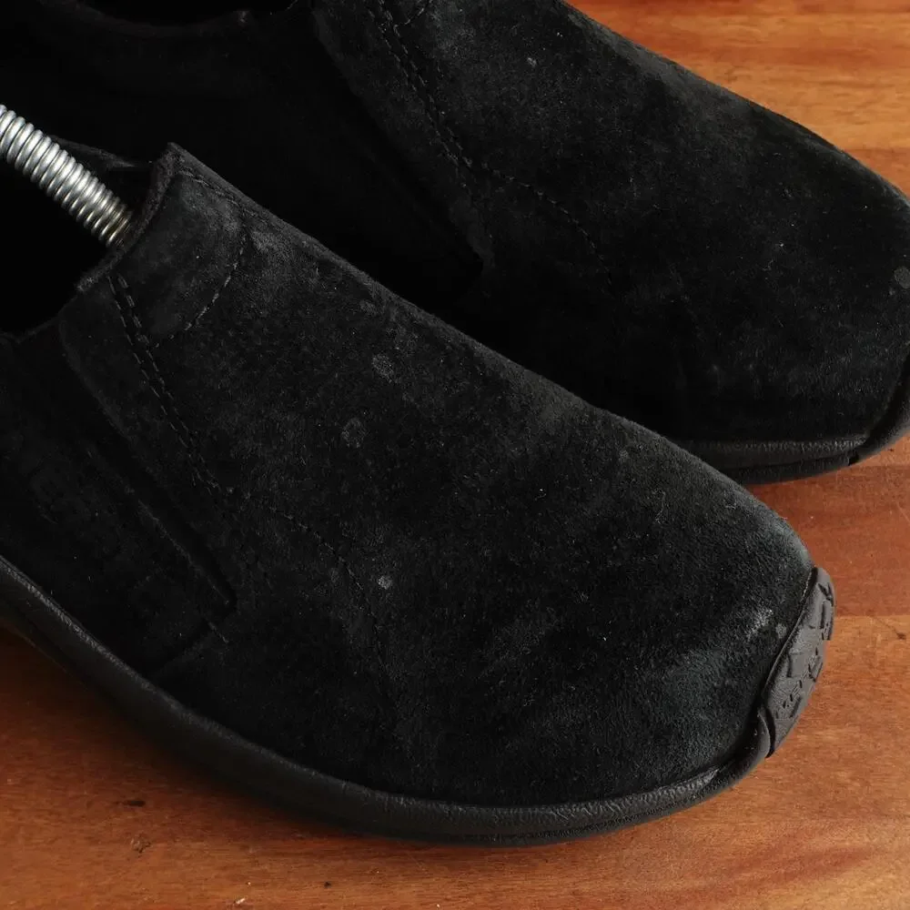 Merrell‎ Shoes Womens SZ 6 Black Jungle Moc Suede Slip On Outdoor Casual Loafers